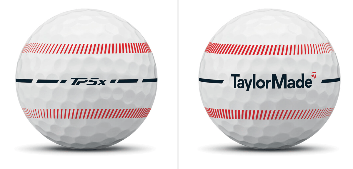 TaylorMade Oracle Red Bull Racing TP5x Stripe Golf Balls